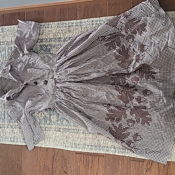 Vintage Dresses & Skirts - 1950s Handmade Gingham Dress